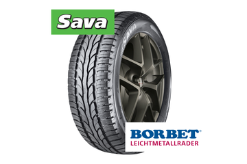 Sava Intensa HP auf Alufelge Borbet Y titan matt